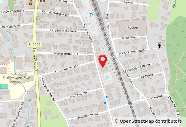 Lageplan: Hochriesstraße 21, 83209 Prien am Chiemsee